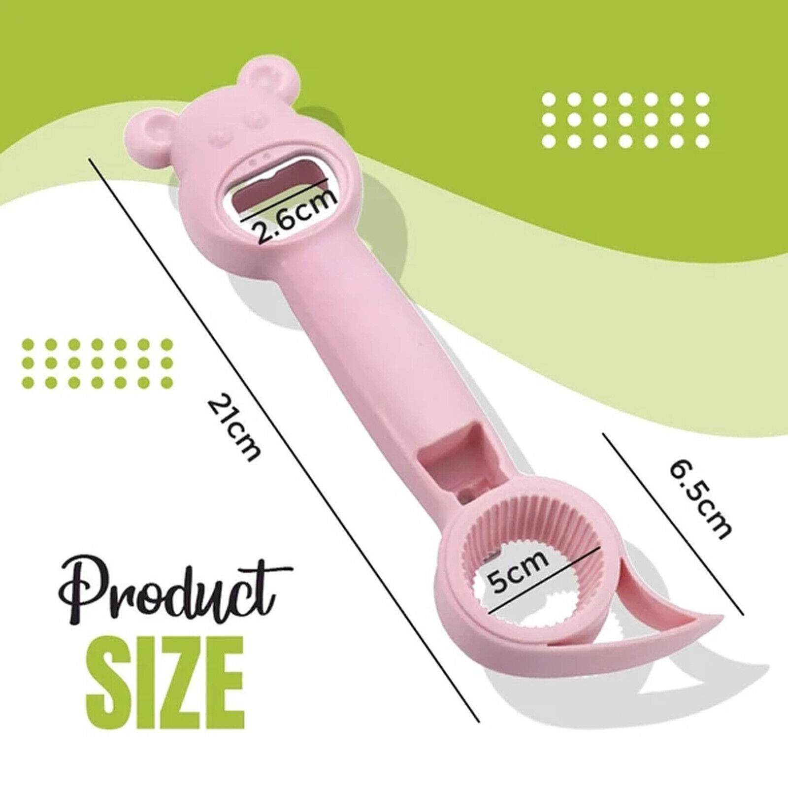 Multifunctional 4-in-1 Bottle Opener