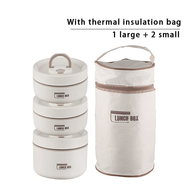 PORTABLE INSULATED LUNCH CONTAINER SET
