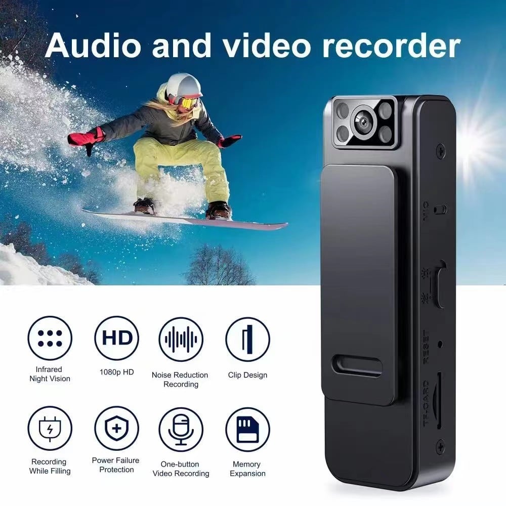 Premium Portable Body Camera with Night Vision