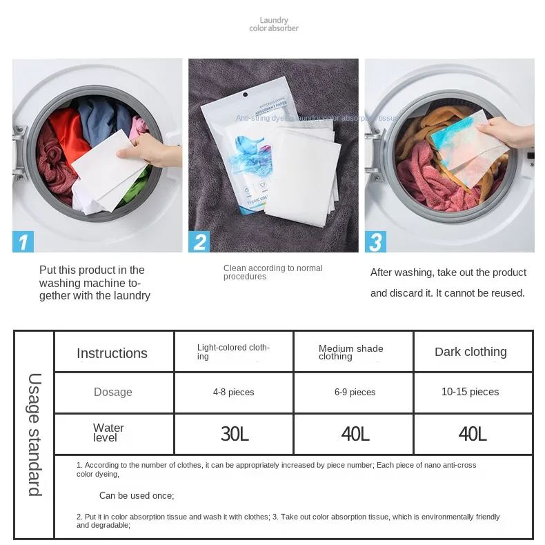 ANTI CROSS DYEING ABSORBENT PAPER