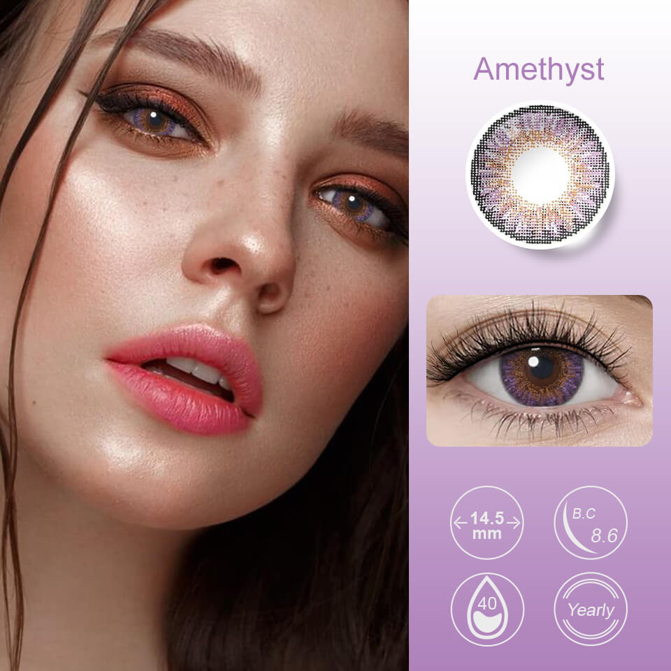 Three Tone Amethyst | 1 Year-eveVeye