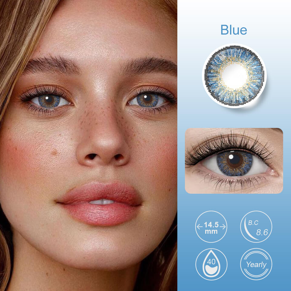 Three Tone Blue | 1 Year-eveVeye