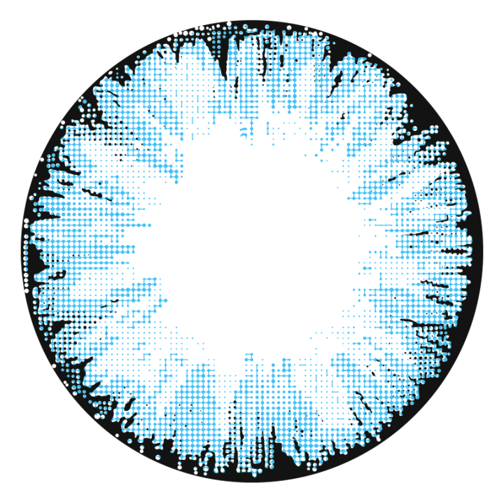 Glitter(Big Eye) Blue | 1 Year [Prescription]-eveVeye