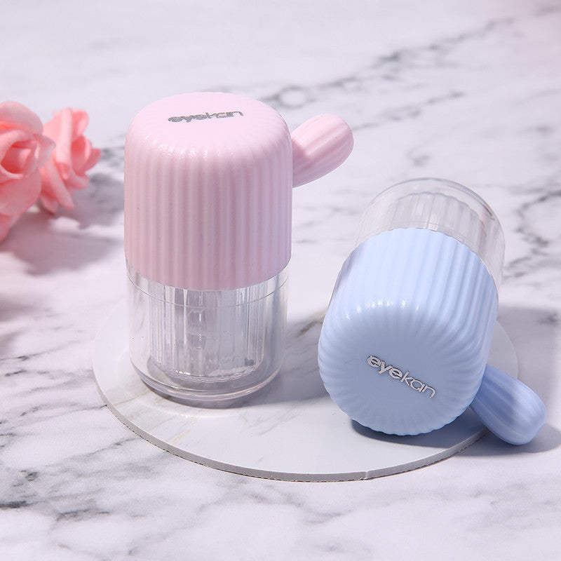 Cartoon Cactus Contact Lens Washer Ultrasonic Stretch Cleaner-eveVeye