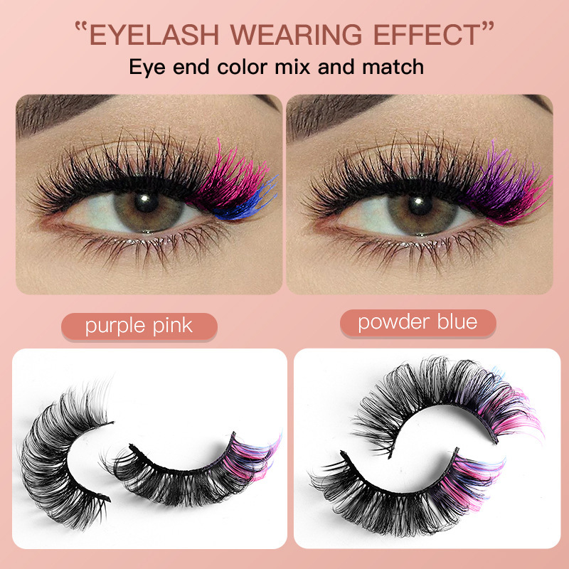 [Eye Beauty] Party Queen Colored Eyelashes-eveVeye