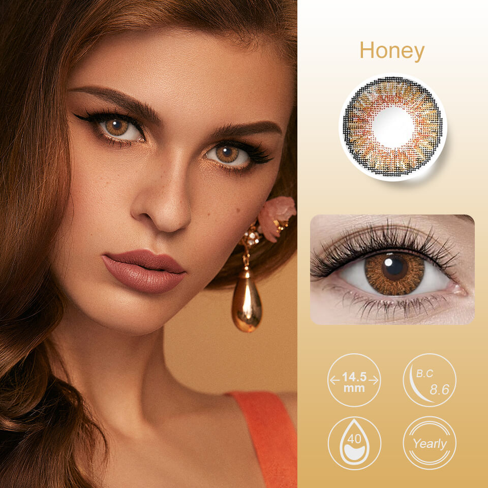 Three Tone Honey Brown | 1 Year-eveVeye