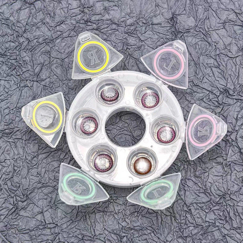 3 Pair Round box Contact Case-eveVeye