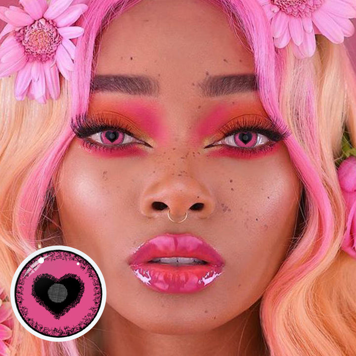 【Halloween&Cosplay】D118 Pink Heart-eveVeye