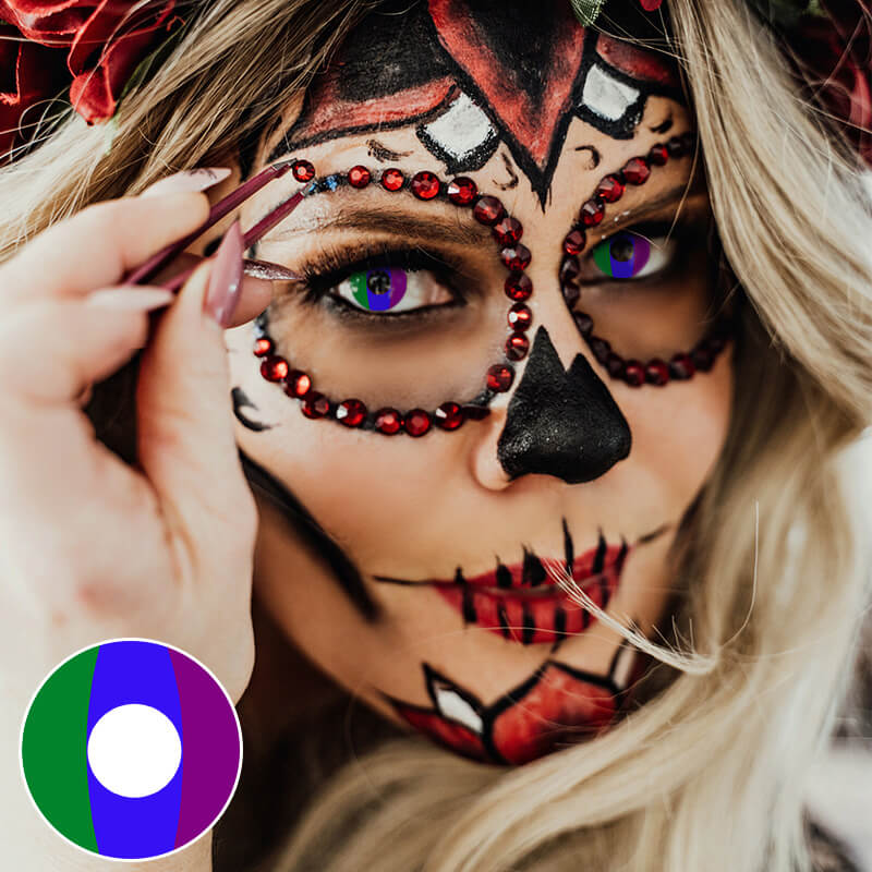 【Halloween&Cosplay】D243 Blue-eveVeye