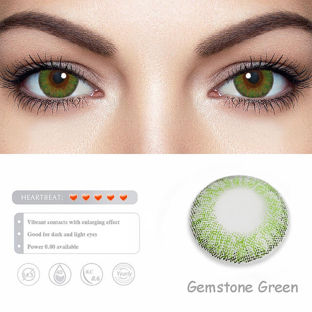 Three Tone Gemstone Green | 1 Year-eveVeye