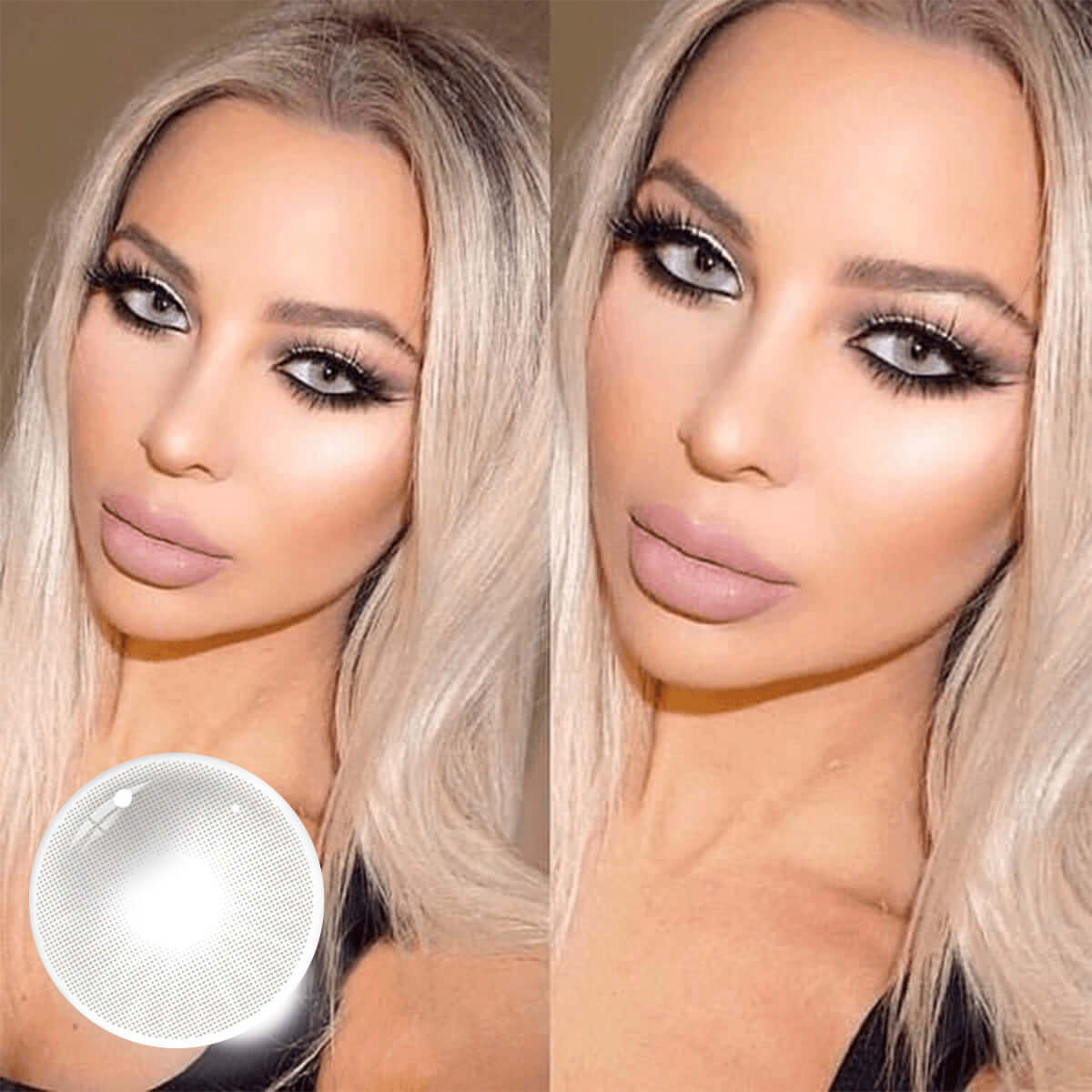 EveVeye Hidrocor Crystal Gray Daily Contact Lenses EveVeye Hidrocor Crystal Gray Daily Contact Lenses