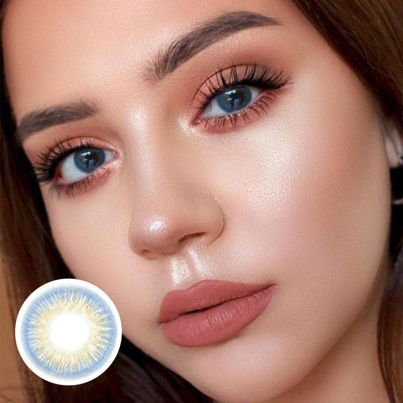 Rainbow Iris Blue | 1 Year [Prescription]-eveVeye