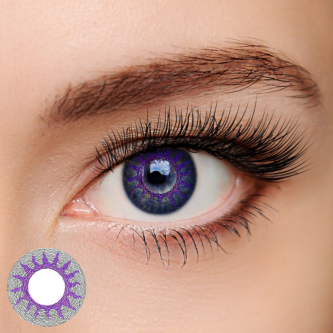 【Halloween&Cosplay】Purple Grey Sun-everylenses