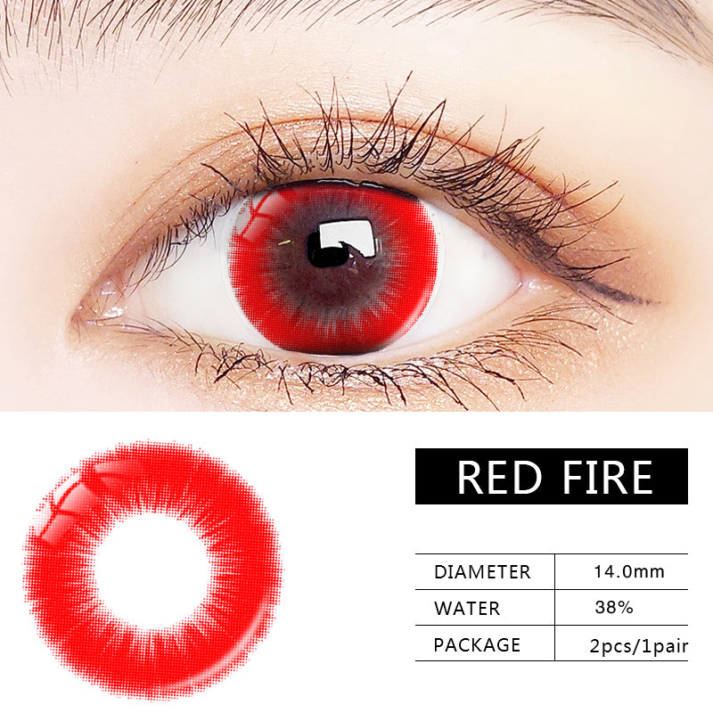 【Halloween&Cosplay】Red Fire-everylenses