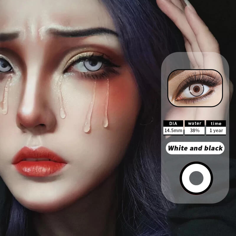 【Halloween&Cosplay】White and Black-everylenses