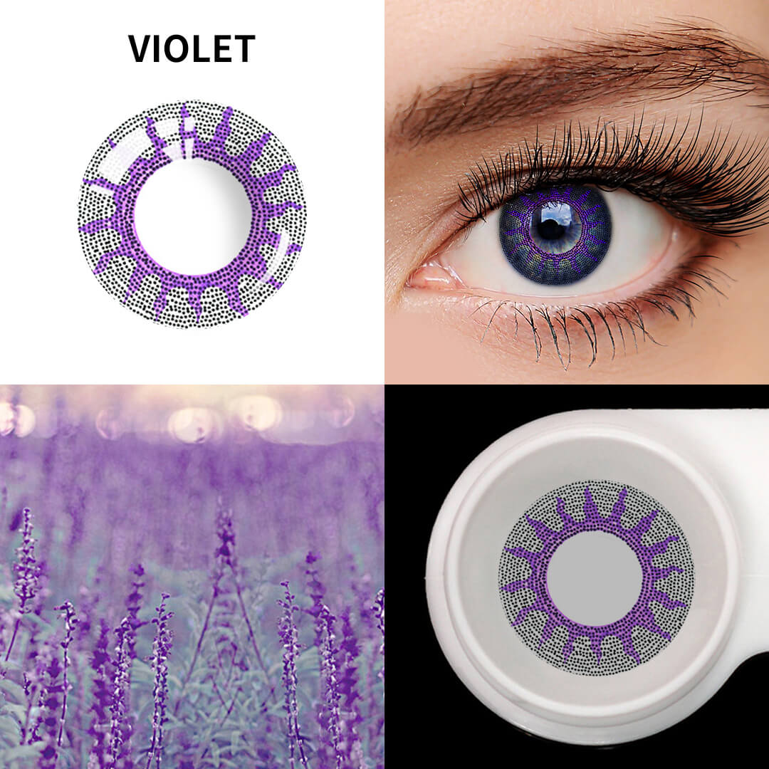 【Halloween&Cosplay】Purple Grey Sun-everylenses