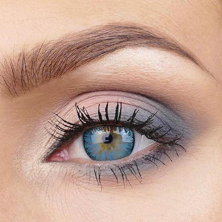 Glitter(Big Eye) Blue | 1 Year【Prescription】-everylenses