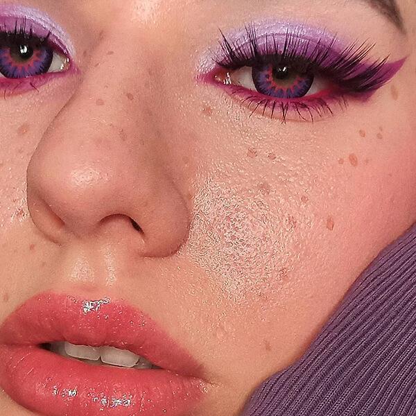 Vika Tricolor Purple | 1 Year-everylenses