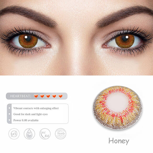 Three Tone Honey Brown | 1 Year-everylenses