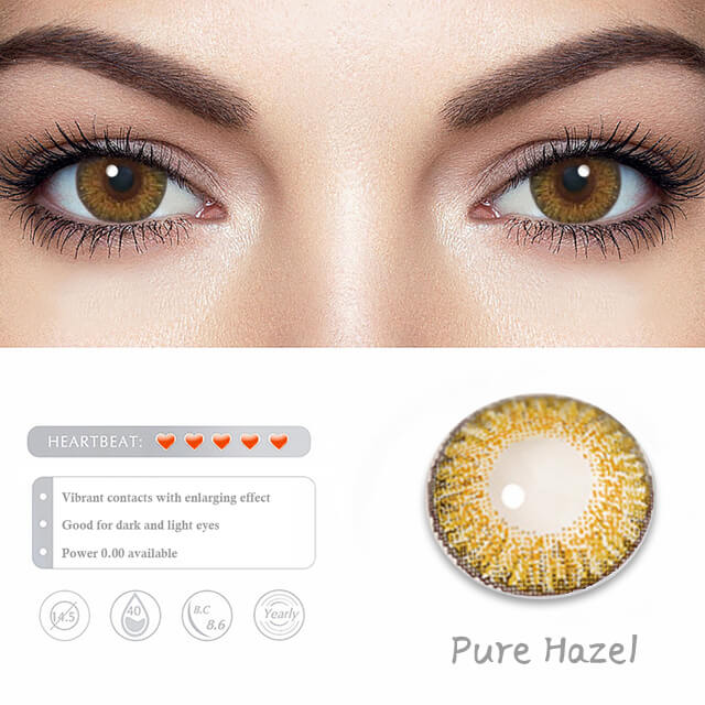 Three Tone Hazel | 1 Year【Prescription】-everylenses