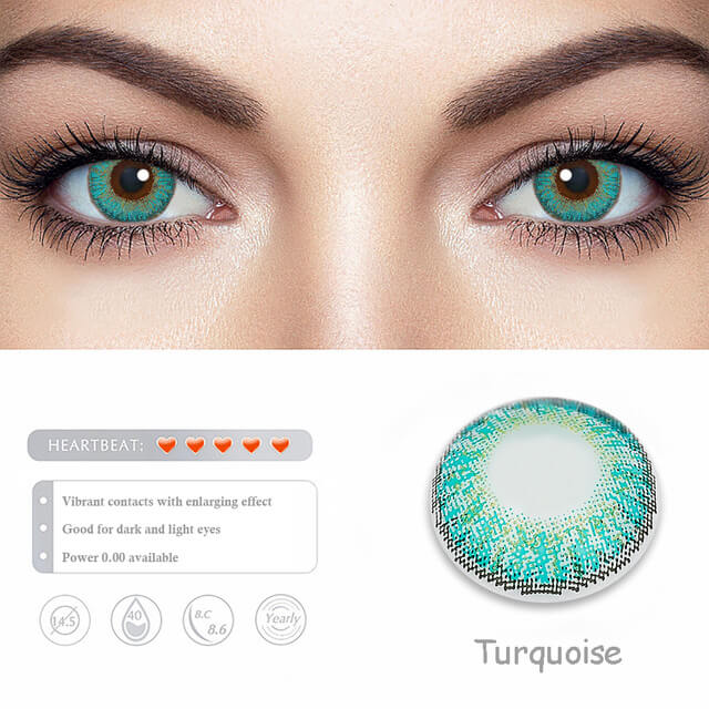 Three Tone Kallaite Turquoise Green | 1 Year-everylenses