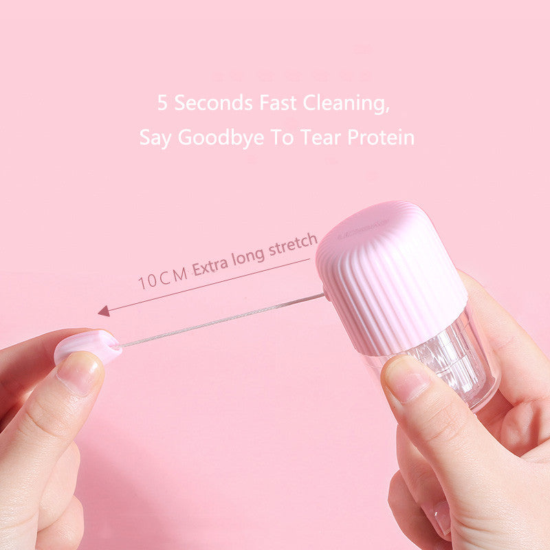 Cartoon Cactus Contact Lens Washer Ultrasonic Stretch Cleaner-everylenses