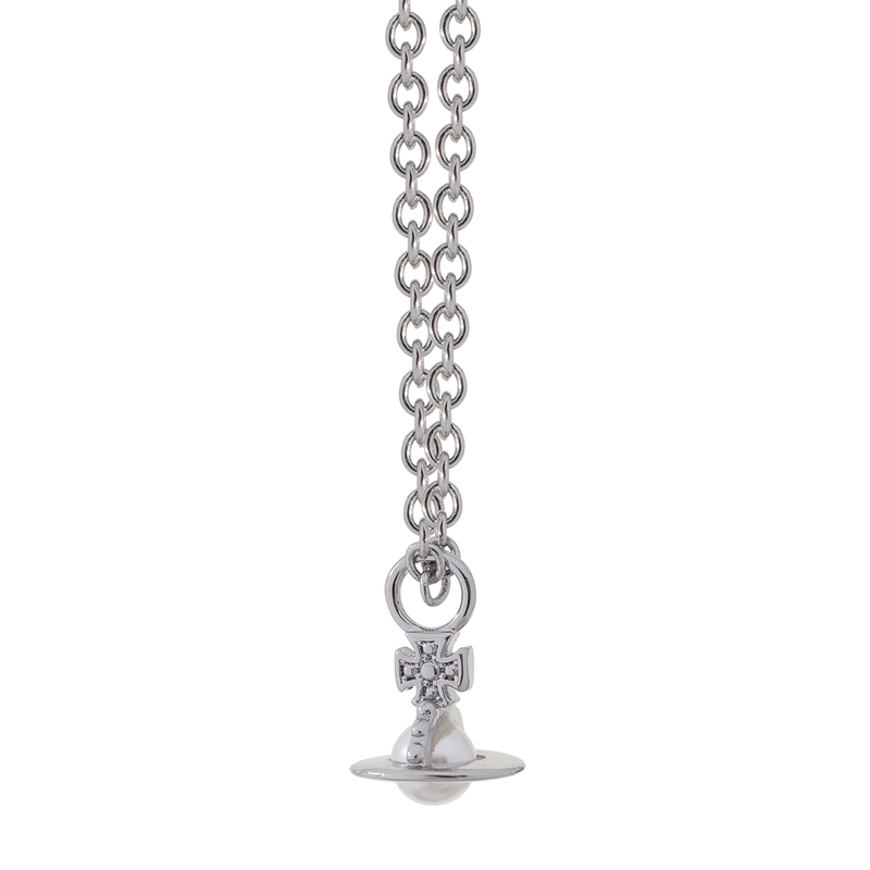 Mini small pearl necklace silver gold fashion jewelry ins wind simple style