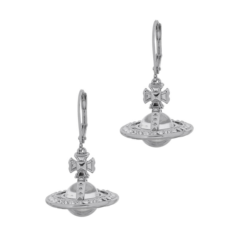 PINA riveted glass beads three-dimensional earrings
