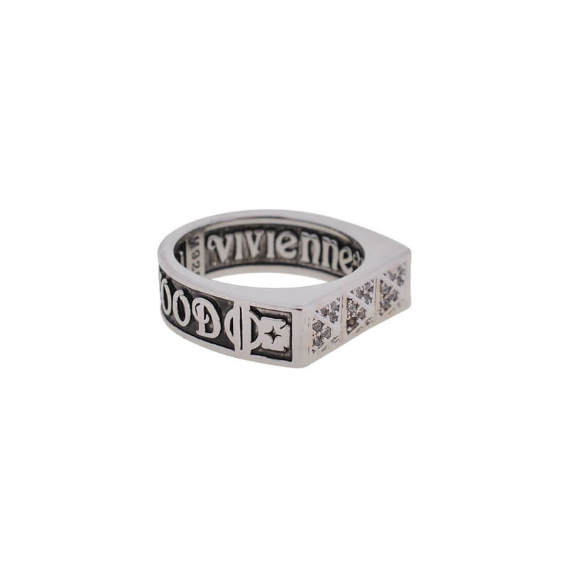 NISSIM Square vintage letter rings