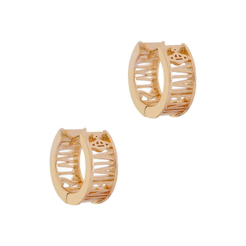 WESTMINSTER Line letter earrings