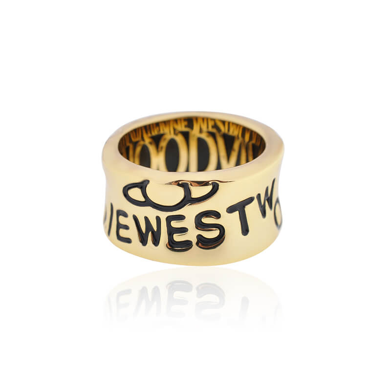 Small Waist Letter Rings