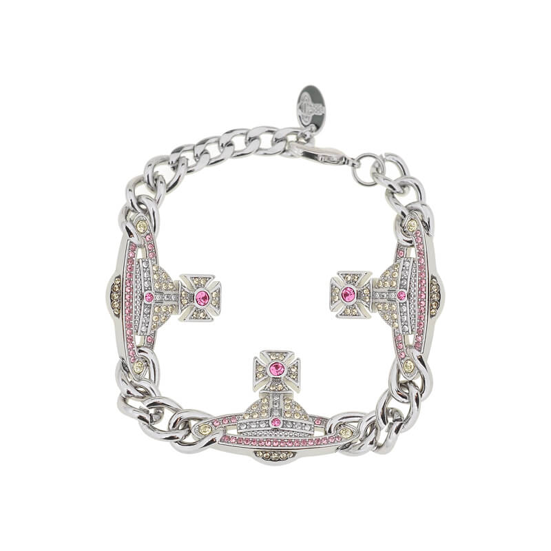 KIKA Full Diamond Cuban Chain Bracelet