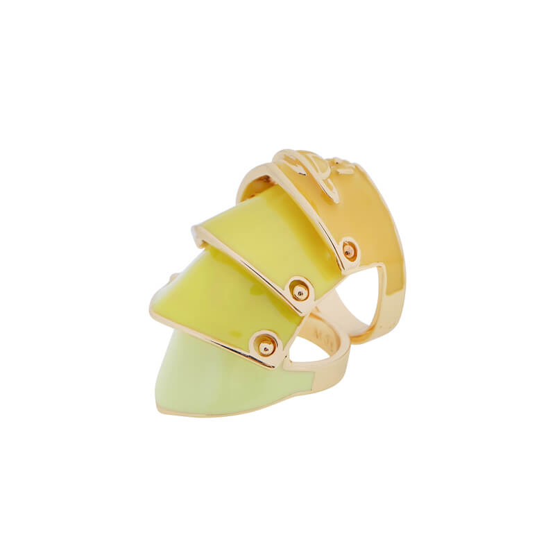 ARTEMIS baked four-section rings