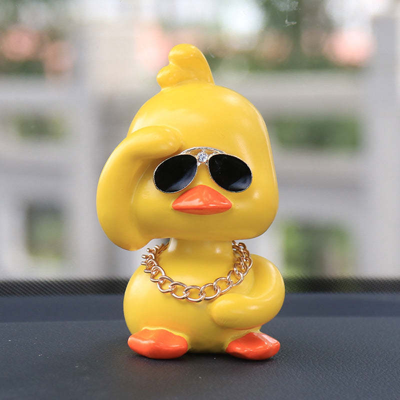 Swag Duck Car Motor Shaking Fidget Figure