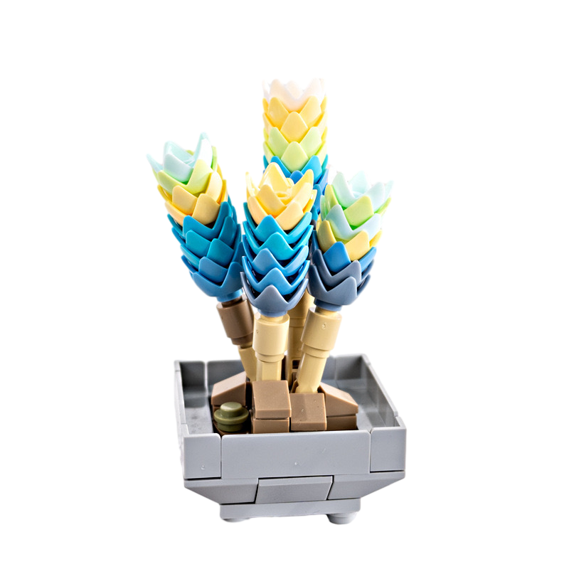 [COMING SOON]Succulent Plants Building Blocks Decoration