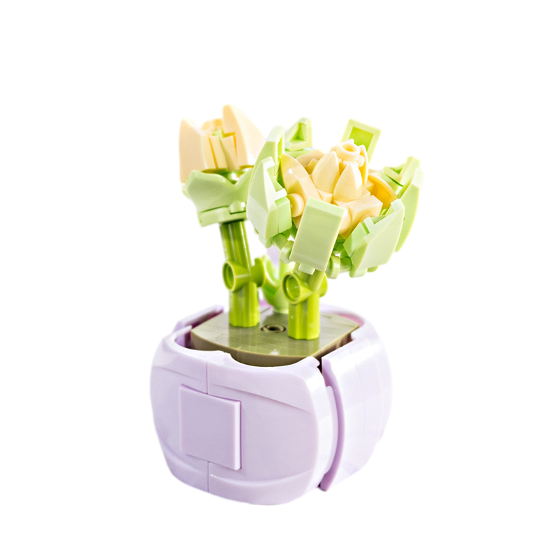 [COMING SOON]Succulent Plants Building Blocks Decoration