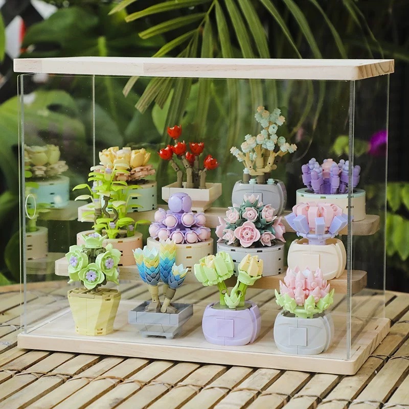 [COMING SOON]Succulent Plants Building Blocks Decoration