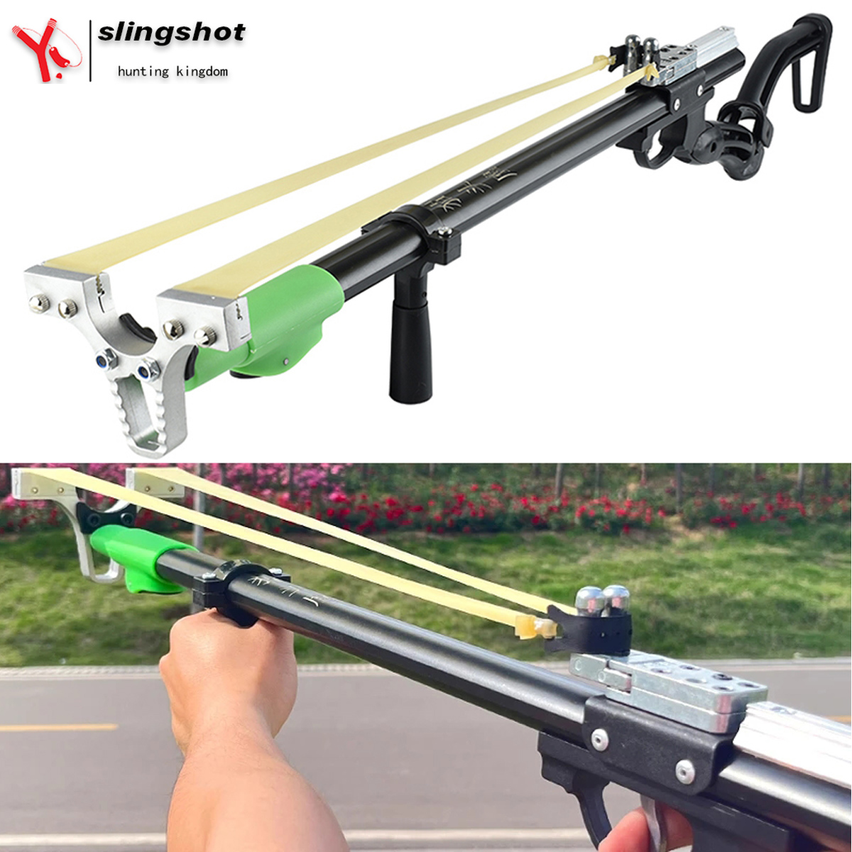 High-Quality New Outdoor Competitive Telescopic Long-Rod Slingshot With High Precision And Strong Jungle Outdoor Hunting Fishing Slingshot