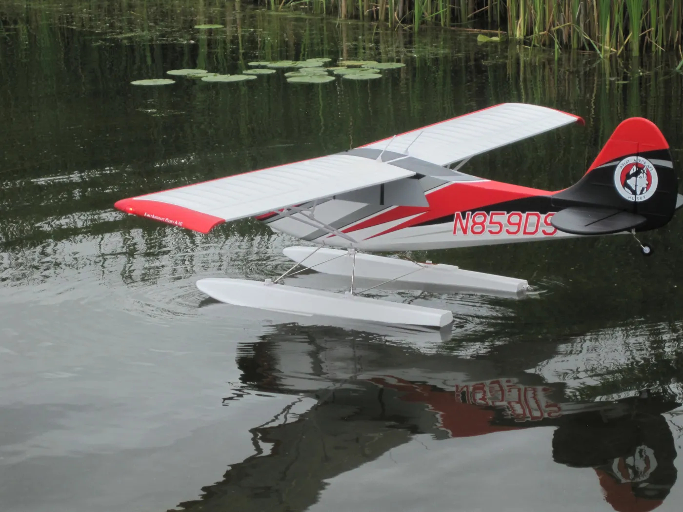 Floats with Rudder: Husky-HOBBY ZONE