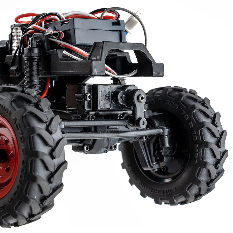 FMS FCX24 Power Wagon RTR 1/24th Scale: Red-HOBBY ZONE