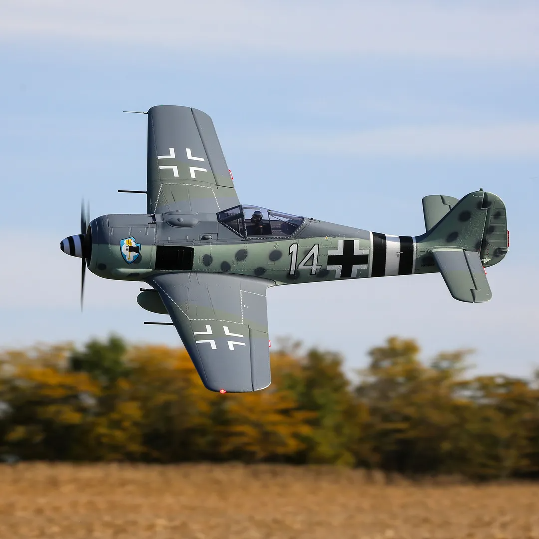 E-flite Focke-Wulf Fw190A 1.5m BNF Basic with Smart-HOBBY ZONE