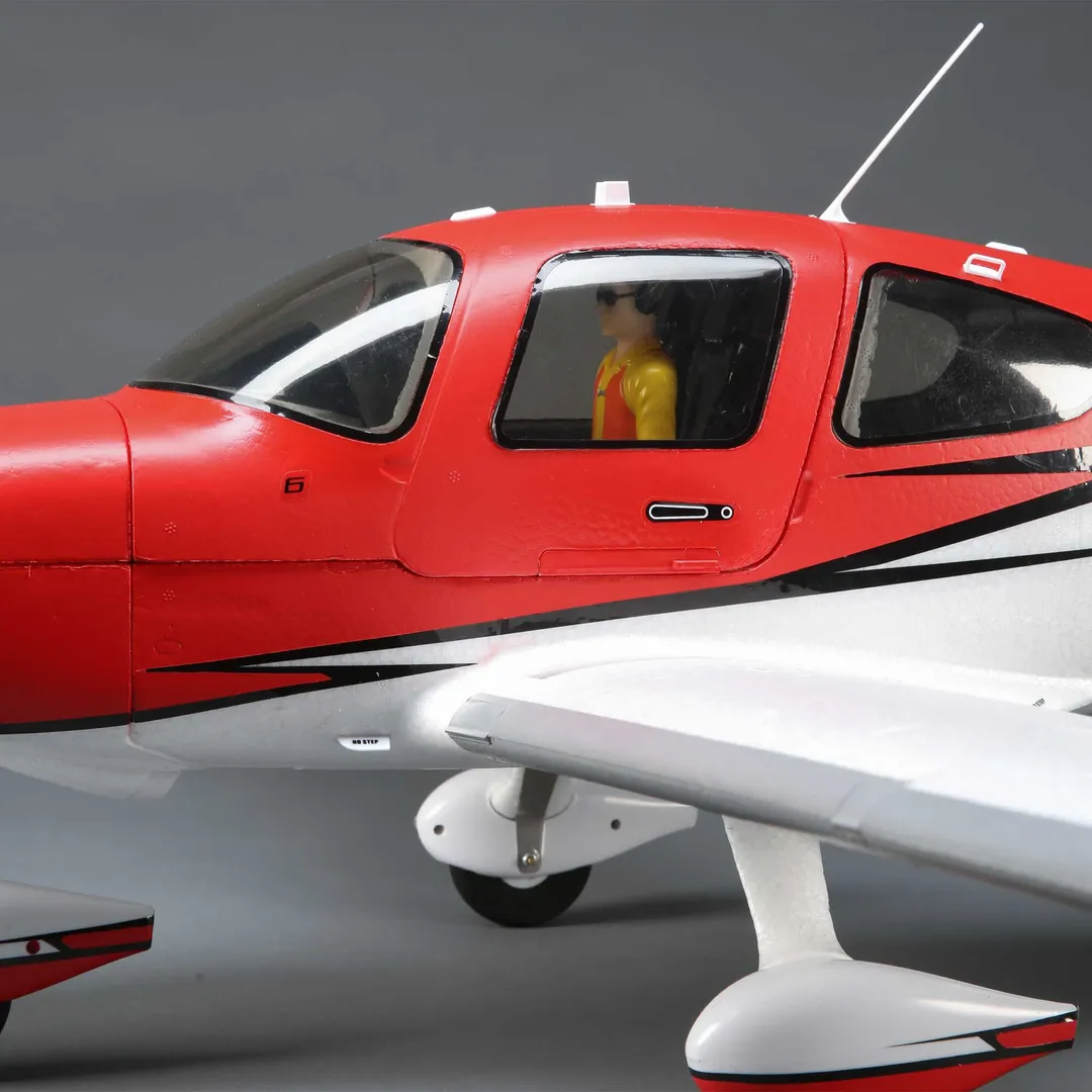 E-flite Cirrus SR22T Red 1.5m BNF Basic-HOBBY ZONE