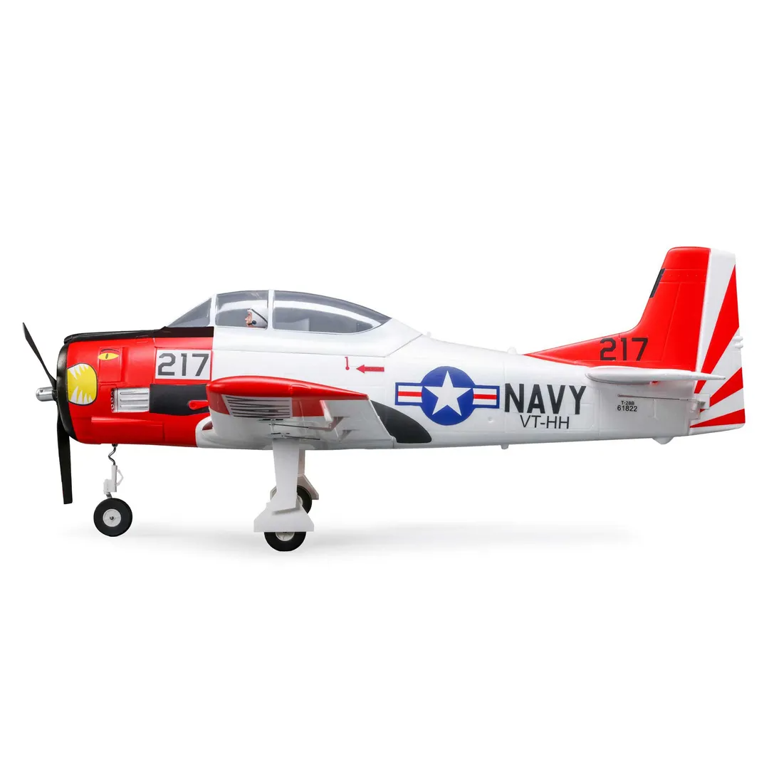 E-flite T-28 Trojan 1.2m with Smart BNF Basic-HOBBY ZONE