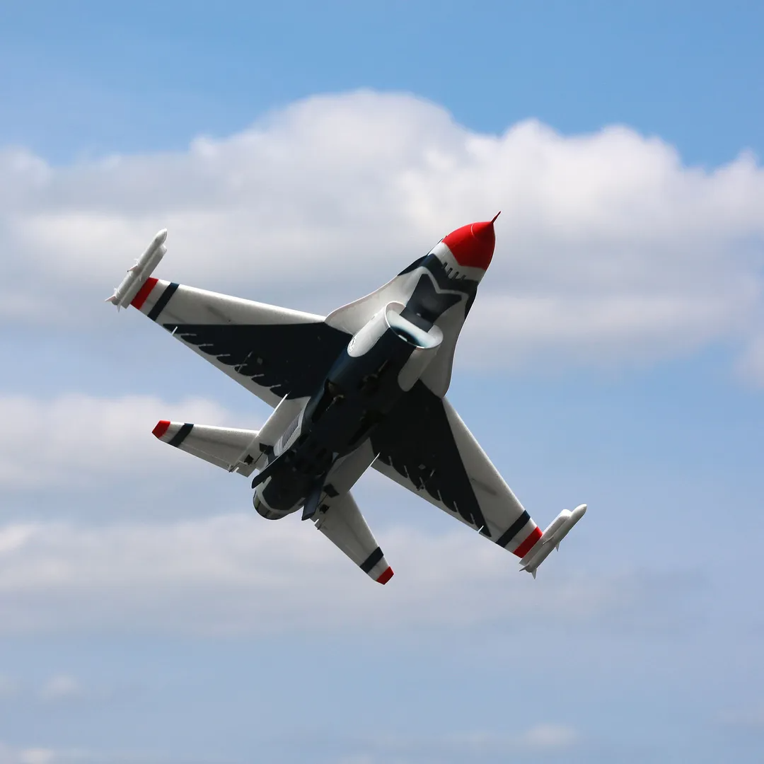 E-flite F-16 70mm EDF BNF Basic w/AS3X and SS-HOBBY ZONE