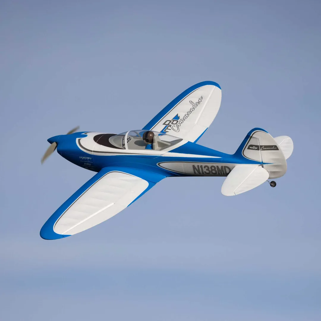 E-flite Commander mPd 1.4m BNF Basic w/ AS3X & SAFE Select-HOBBY ZONE