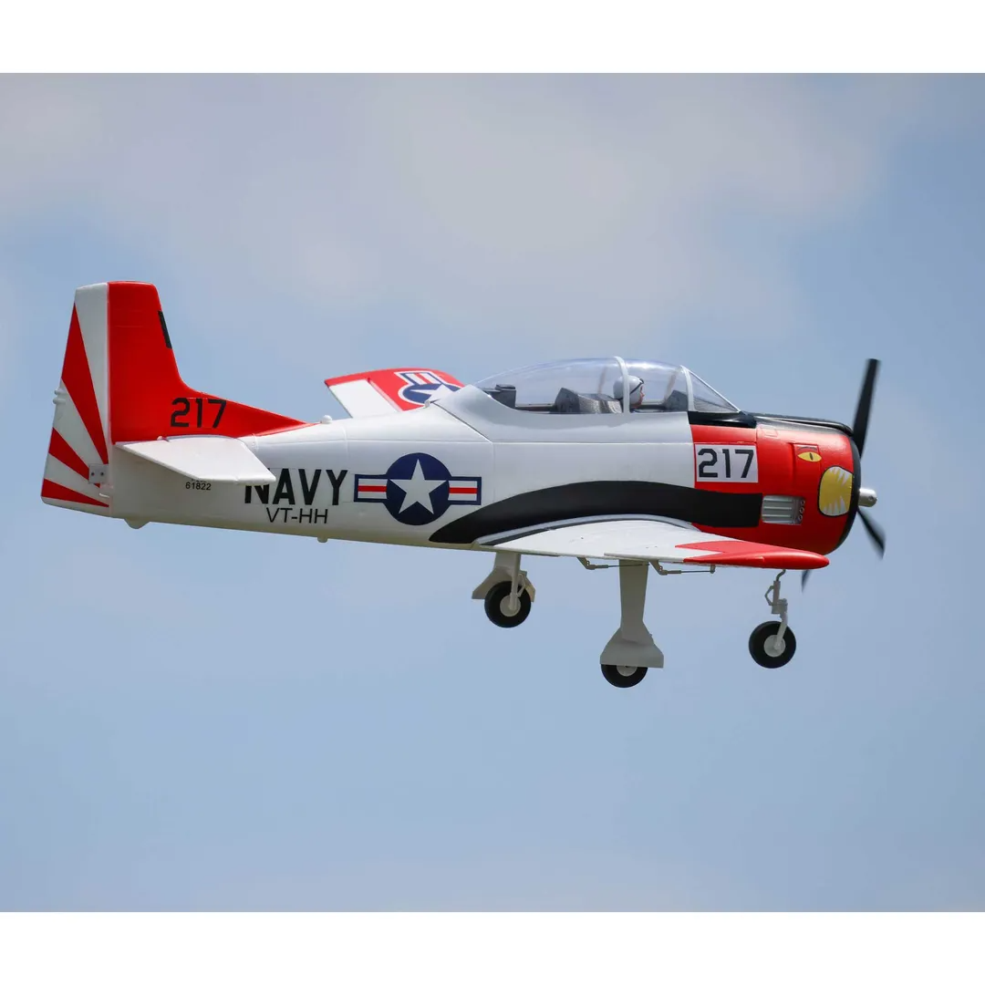 E-flite T-28 Trojan 1.2m with Smart BNF Basic-HOBBY ZONE