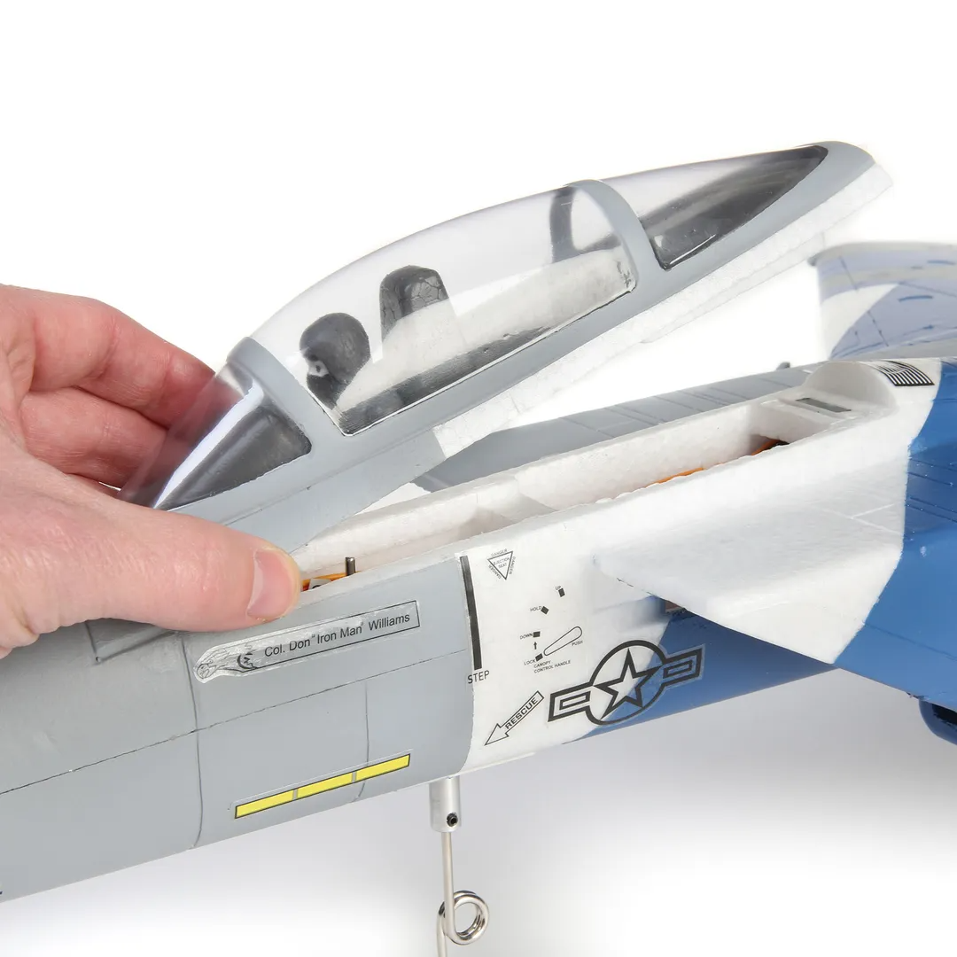 E-flite F-15 64mm BNF Basic w/AS3X & SAFE-HOBBY ZONE