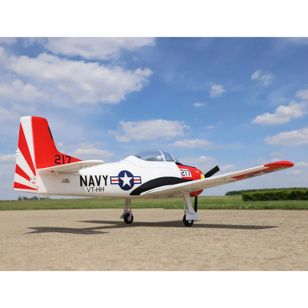 E-flite T-28 Trojan 1.2m with Smart BNF Basic-HOBBY ZONE