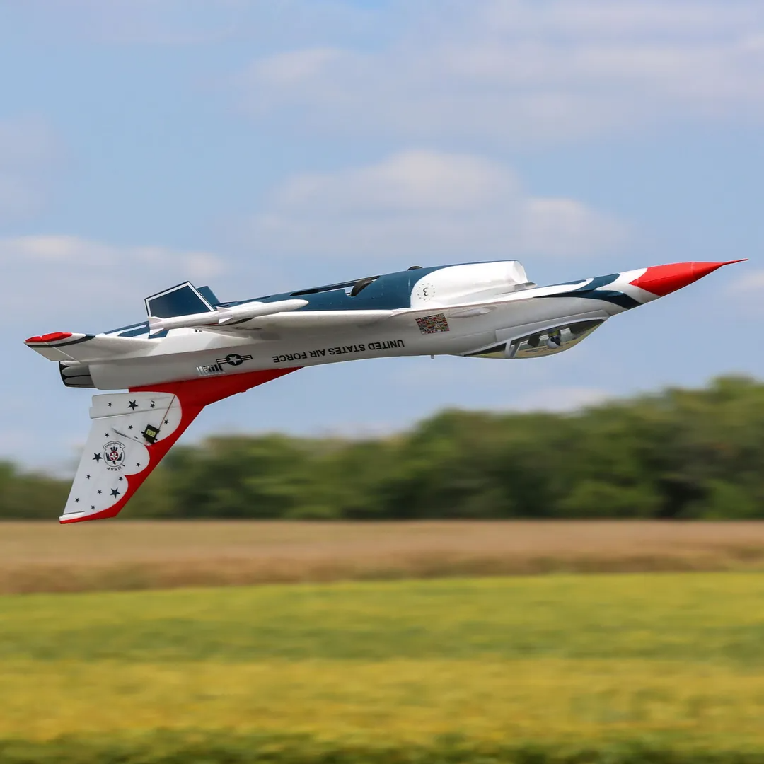 E-flite F-16 70mm EDF BNF Basic w/AS3X and SS-HOBBY ZONE