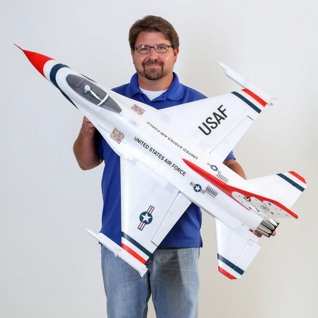 E-flite F-16 70mm EDF BNF Basic w/AS3X and SS-HOBBY ZONE